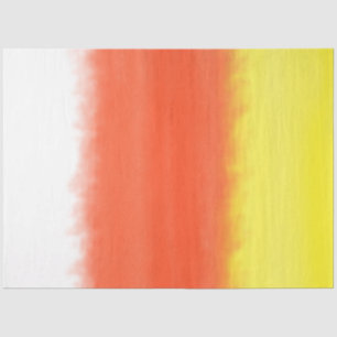 Papier Mousseline Aquarelle Candy Corn Ombre