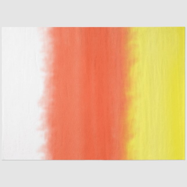 Papier Mousseline Aquarelle Candy Corn Ombre (Recto)
