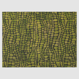 Papier Mousseline Aquarelle Crocodile Imprimer