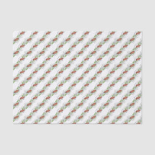 Papier Mousseline Aquarelle cuivre Ruban Wreath Christmas Garland