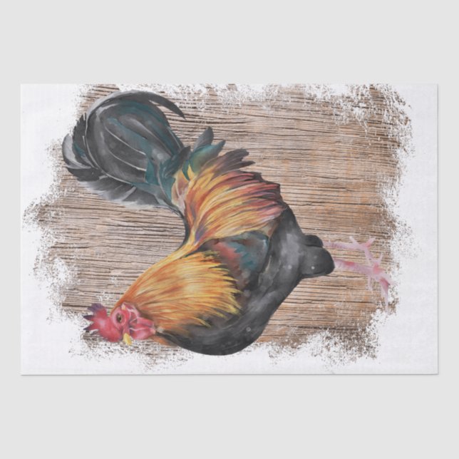 Papier Mousseline Aquarelle de la ferme de printemps (Recto)