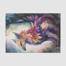 Papier Mousseline Aquarelle de la forêt Griffin