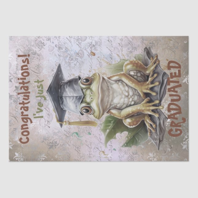 Papier Mousseline Aquarelle de la grenouille (Recto)