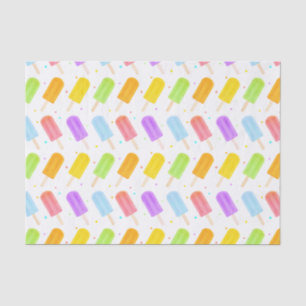 Papier Mousseline Aquarelle estivale moderne et savoureuse Motif pop