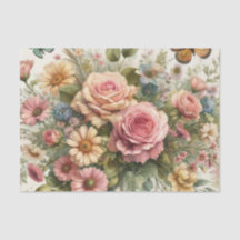 Aquarelle Fleurs aux couleurs pastels