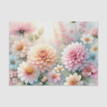 Aquarelle Fleurs et coquillages sur la plage