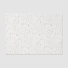 Papier Mousseline Aquarelle Gold Confetti Points Tissu Papier
