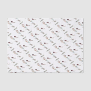Papier Mousseline Aquarelle Koi Fish