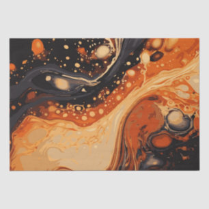 Papier Mousseline Aquarelle marbrale d'Halloween Swirl 2