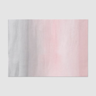 Papier Mousseline Aquarelle moderne gris rose roux Ombre Chic