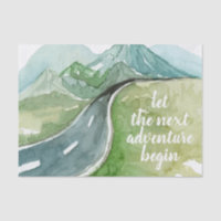 Aquarelle Nature Commençons la prochaine aventure