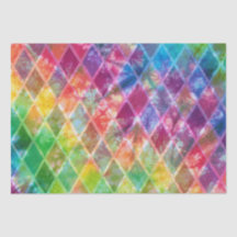 Aquarelle Neon Tie Dye Jacquard Arlequin