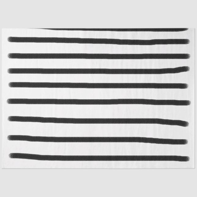 Papier Mousseline Aquarelle noir et blanc Lignes tracées à la main (Recto)