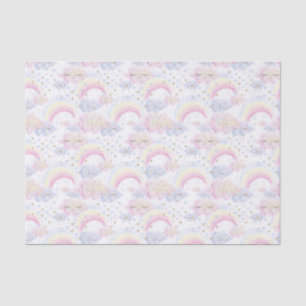 Papier Mousseline Aquarelle Parties scintillant des arcs-en-ciel mag
