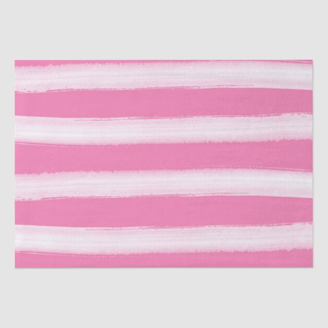 Papier Mousseline Aquarelle Plage Baies Roses (Recto)