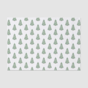 Papier Mousseline Aquarelle Preppy Holidays Tree Ginger Jar Baubles