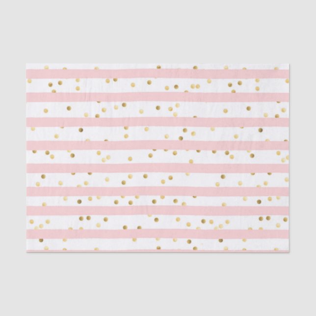 Papier Mousseline Aquarelle rose (Recto)