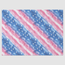Papier Mousseline Aquarelle Stars & Stripes, 10 livres, 17 pouces x 