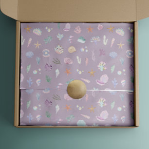 Papier Mousseline Aquarelle Whimsical sous la Fête des sirènes de me