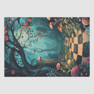 Papier Mousseline Aquarelle Whimsland Wonderland Path