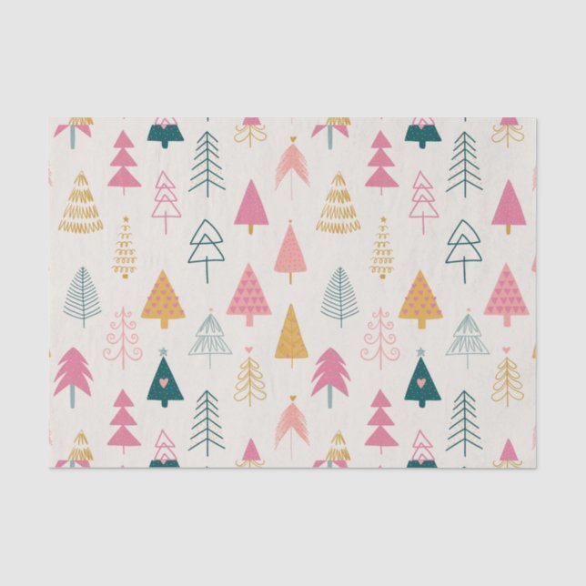 Papier Mousseline Arbre de Noël (Recto)