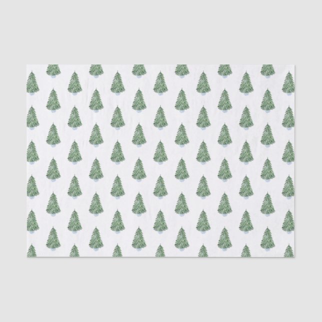 Papier Mousseline Arbre De Noël Classique En Planteur Chinoiserie (Recto)