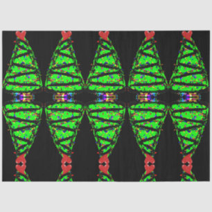 Papier Mousseline Arbre de Noël punk