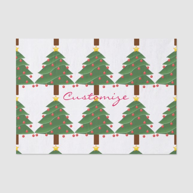 Papier Mousseline Arbre de Noël Thunder_Cove (Recto)