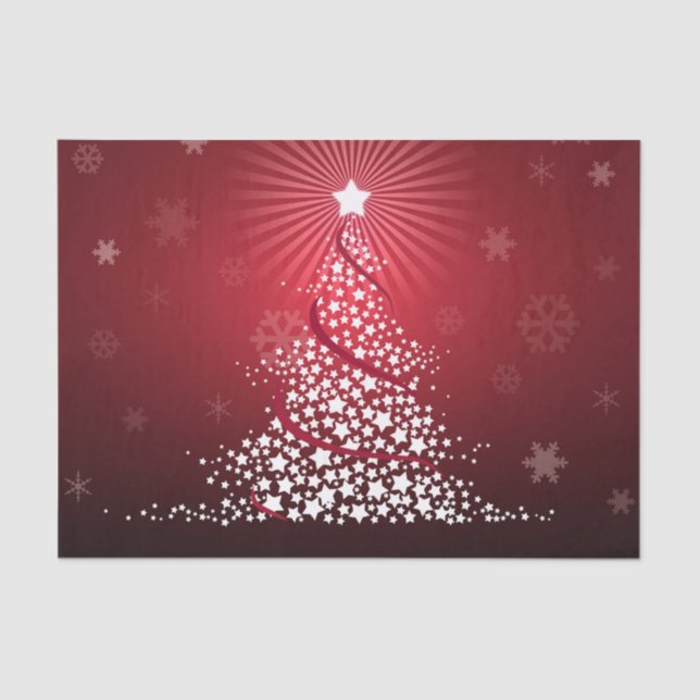 Papier Mousseline Arbre et neige 2 (Recto)