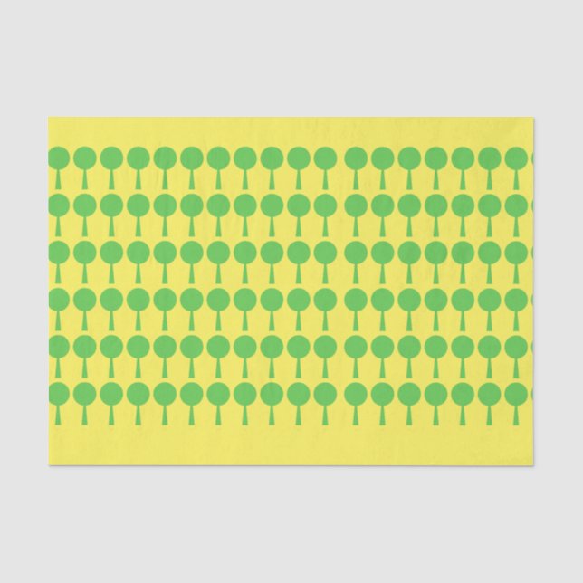 Papier Mousseline Arbres jours des terres (Recto)