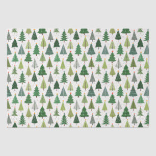 Papier Mousseline Arbres rétro