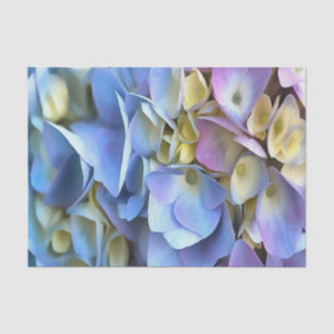 Papier Mousseline Arbuste bleu Hydrangea Arbuste Artistique Bossom