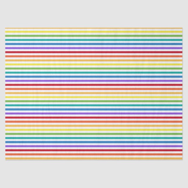 Papier Mousseline Arc-en-ciel (Recto)