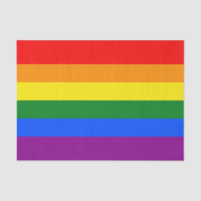 PAPIER MOUSSELINE &quot;ARC-EN-CIEL &quot; (Recto)