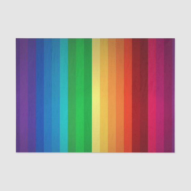 Papier Mousseline Arc-en-ciel (Recto)