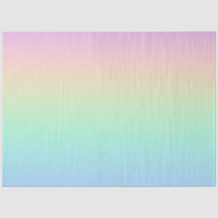 Papier Mousseline Arc-en-ciel pastel