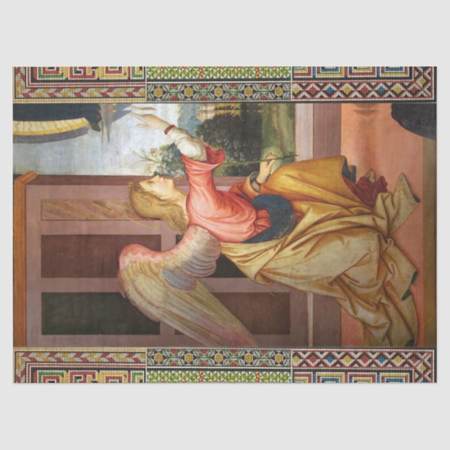 Papier Mousseline ARCHANGEL par FILIPPINO LIPPI Noël (Recto)
