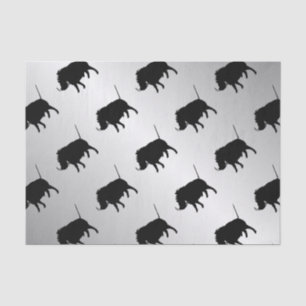 Papier Mousseline Argent de porcelaine