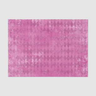 Papier Mousseline Arlequin Diamond rose Chaud