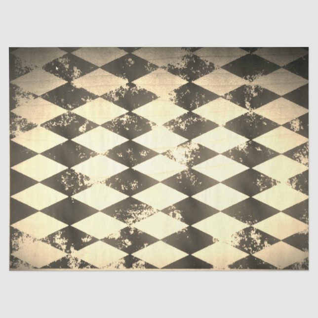 Papier Mousseline Arlequin en détresse (Recto)