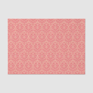Papier Mousseline arrière - plan damassé de style baroque