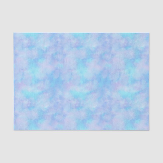 Papier Mousseline Arrière - plan d'aquarelle bleu et violet (Recto)