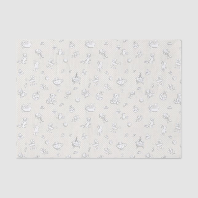 Papier Mousseline Arrière - plan de bébé (Recto)