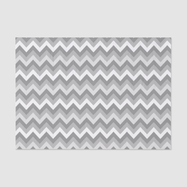 Papier Mousseline Arrière - plan de Chevron Toned Grey (Recto)