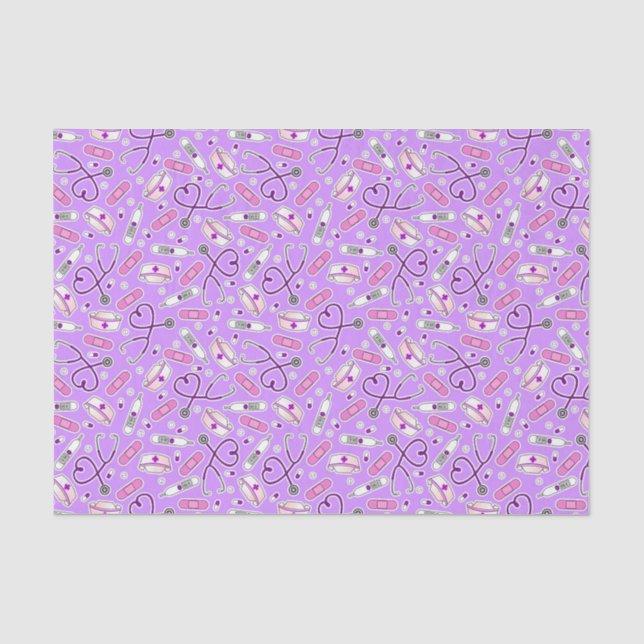 Papier Mousseline Arrière - plan de pourpre d'impression d'amour (Recto)