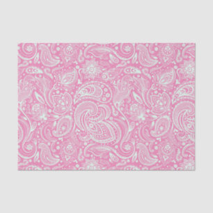 Papier Mousseline Arrière - plan rose personnalisé Paisley à la ment
