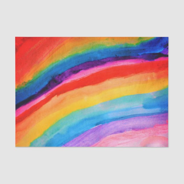 Papier Mousseline Art arc-en-ciel (Recto)