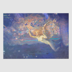 Papier Mousseline *~* Art Classique Femme Flying Fairy Ephemera AP14