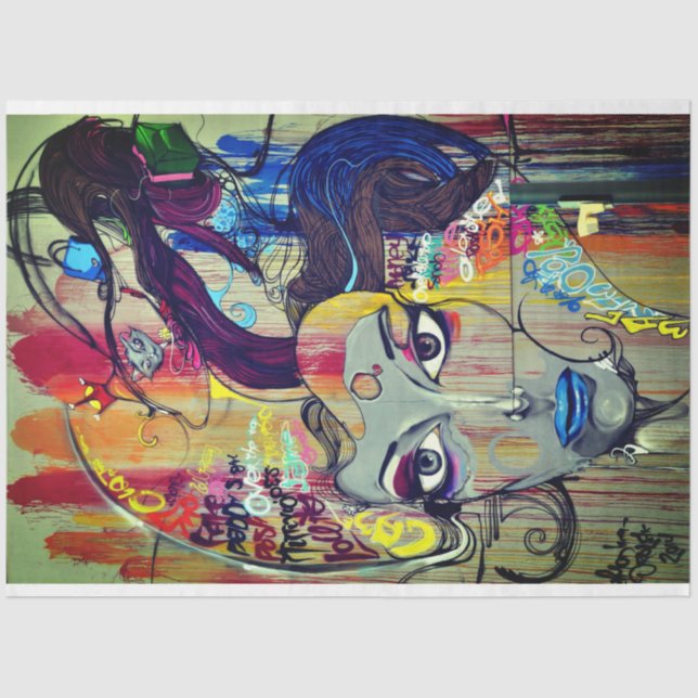 Papier Mousseline Art de rue (Recto)