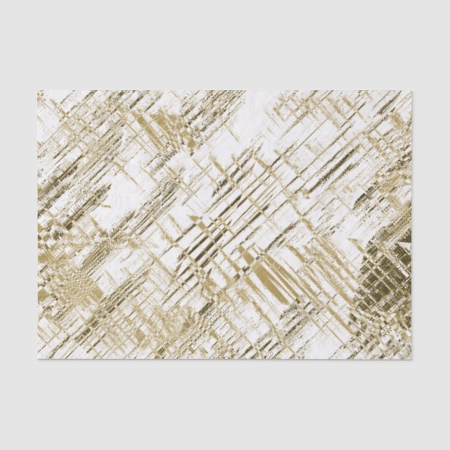 Papier Mousseline Art déco doré (Recto)